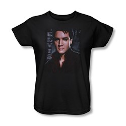 Elvis - Tough Womens T-Shirt In Black