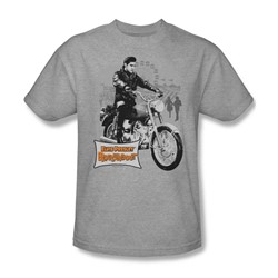 Elvis - Roustabout Poster Adult T-Shirt In Heather