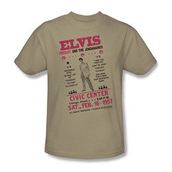 Elvis - Jordanaires Adult T-Shirt In Sand