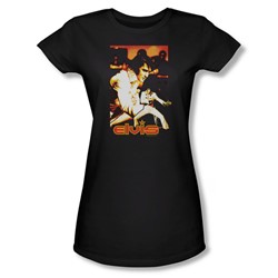 Elvis - Showman Juniors T-Shirt In Black
