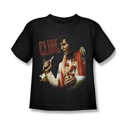 Elvis - Soulful Little Boys T-Shirt In Black