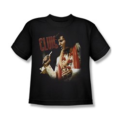 Elvis - Soulful Big Boys T-Shirt In Black