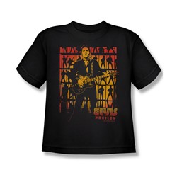Elvis - Comeback Spotlight Big Boys T-Shirt In Black