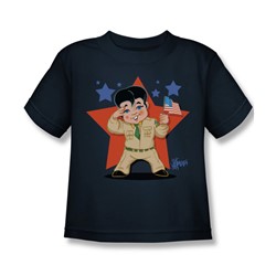 Elvis - Lil' G.I. Little Boys T-Shirt In Navy