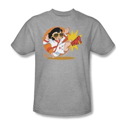 Elvis - Karate King Adult T-Shirt In Heather