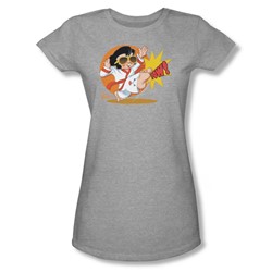 Elvis - Karate King Juniors T-Shirt In Heather