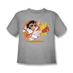 Elvis - Karate King Little Boys T-Shirt In Heather