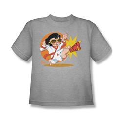 Elvis - Karate King Big Boys T-Shirt In Heather
