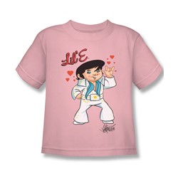 Elvis - Lil' E Little Boys T-Shirt In Pink