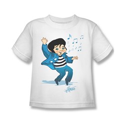 Elvis - Lil' Jailbird Little Boys T-Shirt In White