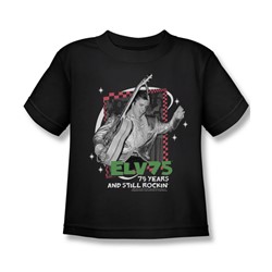 Elvis - Still Rockin' Little Boys T-Shirt In Black