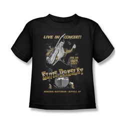 Elvis - Live In Buffalo Little Boys T-Shirt In Black