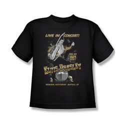 Elvis - Live In Buffalo Big Boys T-Shirt In Black