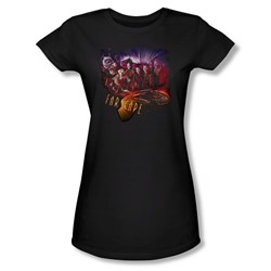 Farscape - Graphic Collage Juniors T-Shirt In Black