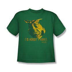 Farscape - Nobody's Puppet Big Boys T-Shirt In Kelly Green