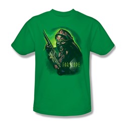 Farscape - D'Argo, Warrior Adult T-Shirt In Kelly Green