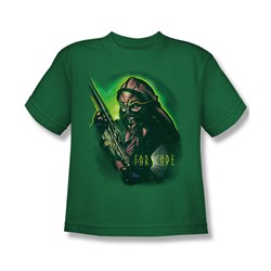 Farscape - D'Argo, Warrior Big Boys T-Shirt In Kelly Green