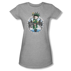 Betty Boop - Nyc Juniors T-Shirt In Heather