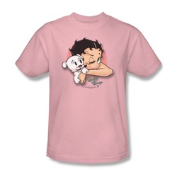 Betty Boop - Wink Wink Adult T-Shirt In Pink