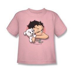 Betty Boop - Wink Wink Little Boys T-Shirt In Pink