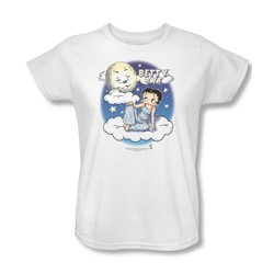 Betty Boop - Betty Bye Womens T-Shirt In White