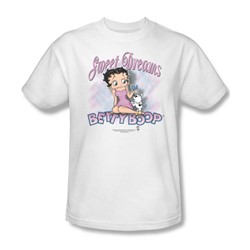 Betty Boop - Sweet Dreams Adult T-Shirt In White