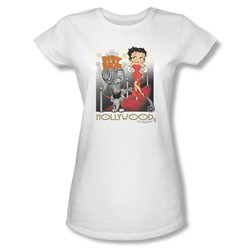 Betty Boop - Hollywood Juniors T-Shirt In White