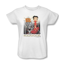 Betty Boop - Hollywood Womens T-Shirt In White