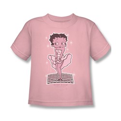 Betty Boop - Hollywood Legend Little Boys T-Shirt In Pink