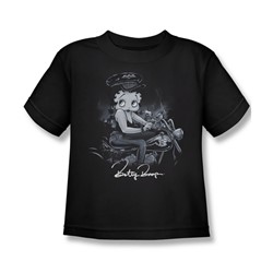 Betty Boop - Storm Rider Little Boys T-Shirt In Black