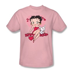 Betty Boop - Sweetheart Adult T-Shirt In Pink