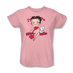 Betty Boop - Sweetheart Womens T-Shirt In Pink
