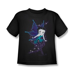 Betty Boop - Sparkle Fairy Little Boys T-Shirt In Black