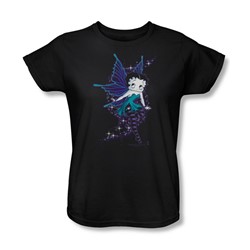 Betty Boop - Sparkle Fairy Womens T-Shirt In Black