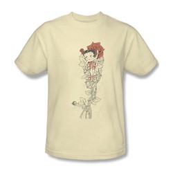 Betty Boop - Thorns Adult T-Shirt In Cream