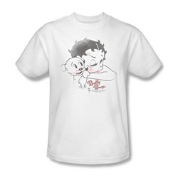 Betty Boop - Vintage Wink Adult T-Shirt In White