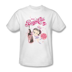 Betty Boop - Boopsi Cola Adult T-Shirt In White