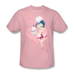 Betty Boop - Cupcake Adult T-Shirt In Pink