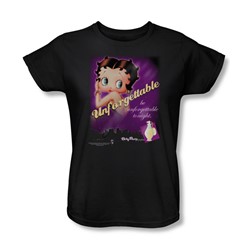 Betty Boop - Unforgettable Womens T-Shirt In Black
