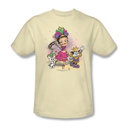 Betty Boop - Celebration Adult T-Shirt In Cream