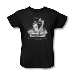Betty Boop - Street Angel Womens T-Shirt In Black