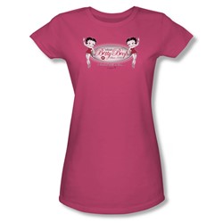 Betty Boop - Classic Boop Juniors T-Shirt In Hot Pink