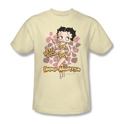 Betty Boop - Animal Magnetism Adult T-Shirt In Cream
