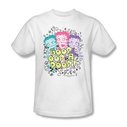 Betty Boop - Boop Sketch Adult T-Shirt In White