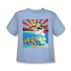Betty Boop - Hang Ten Little Boys T-Shirt In Light Blue