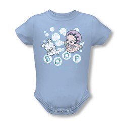Betty Boop - Baby Bubbles Infant T-Shirt In Light Blue