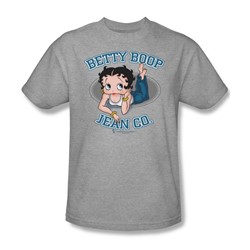 Betty Boop - Betty Boop Jean Co. Adult T-Shirt In Heather