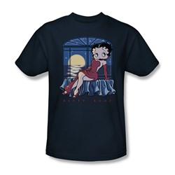 Betty Boop - Moonlight Adult T-Shirt In Black