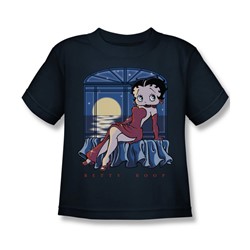 Betty Boop - Moonlight Little Boys T-Shirt In Black
