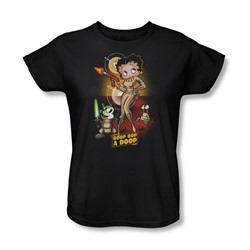 Betty Boop - Star Princess Womens T-Shirt In Black